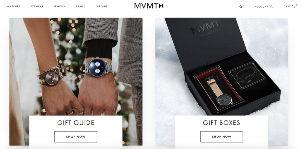 MVMT's website