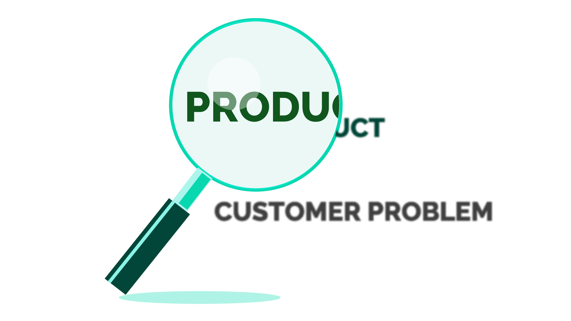 Focusing on the product, not the customer