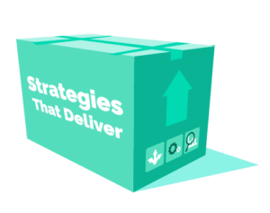 Box with Strategies that Deliver printed on side